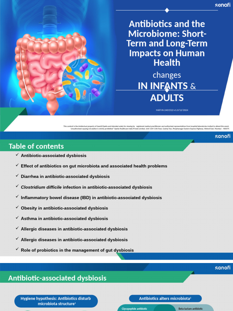 Impact of Antibiotics on Gut Health | PDF | Inflammatory Bowel Disease ...