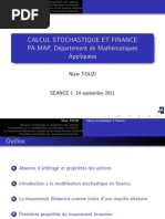 introduction au calcul stochastique appliqué à la finance