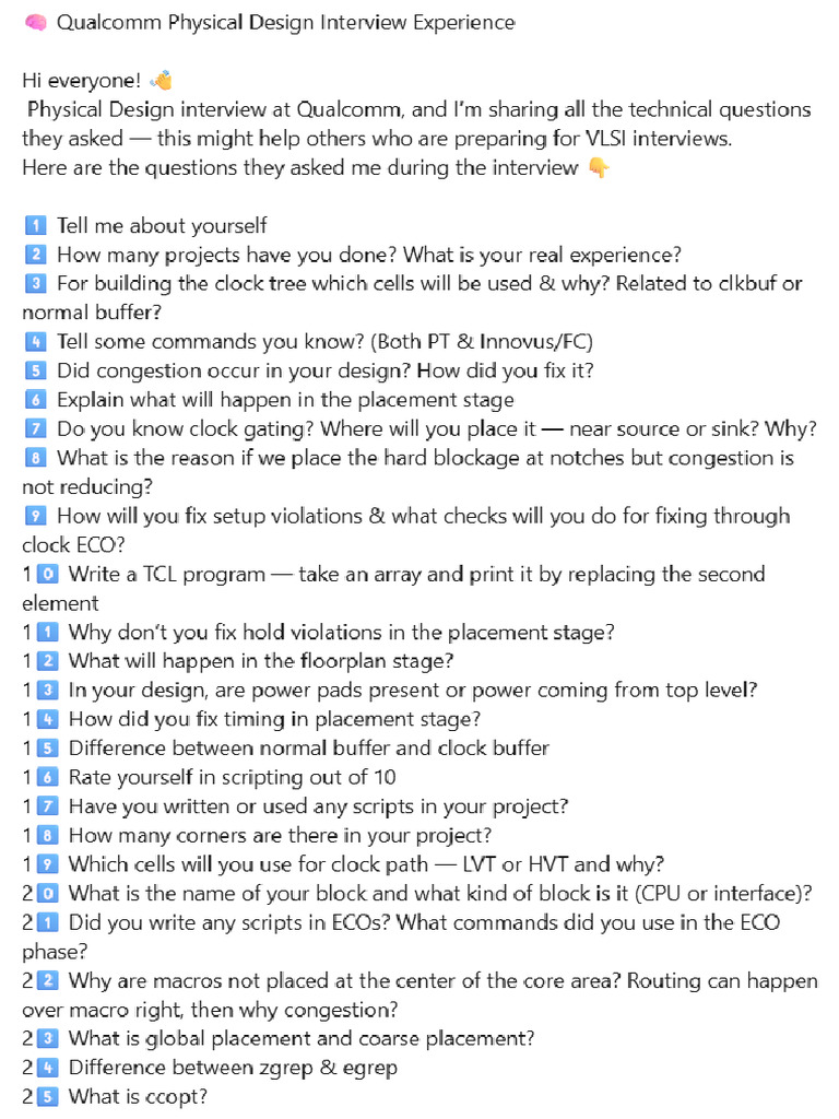 Pd Interview Questions | PDF