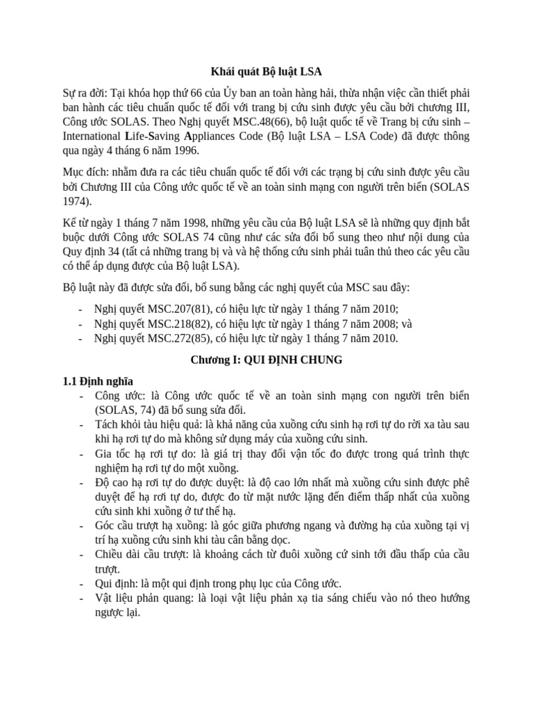 Lsa Code | PDF