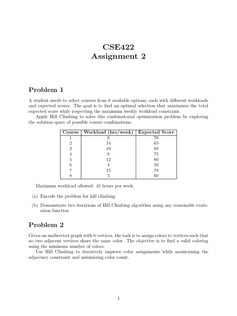 CSE422 F25 Assignment 02 | PDF | Theoretical Computer Science | Algorithms