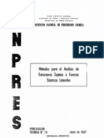 Metodos Para El Analisis Sismico de Estructuras