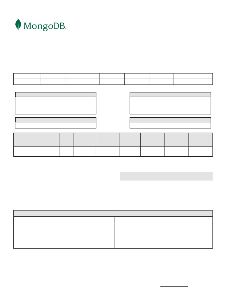 MongoDB Invoice for Blue Yonder, Inc. | PDF | Invoice | Payments