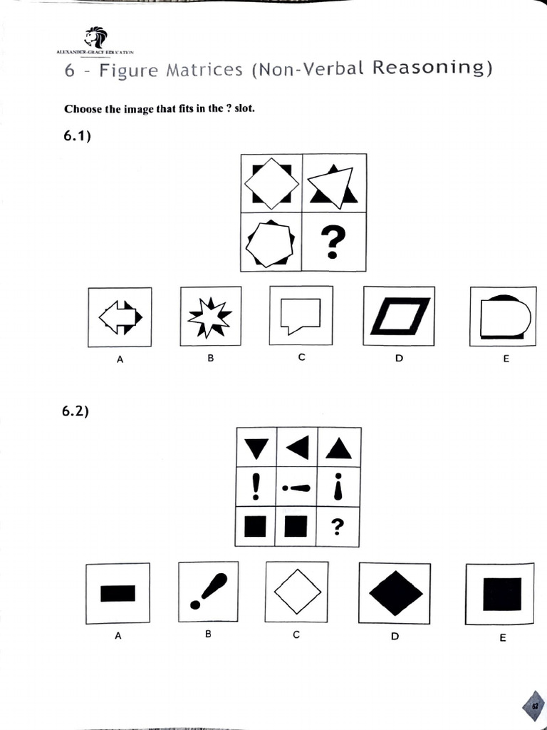 ISEB - Figure Matrices | PDF