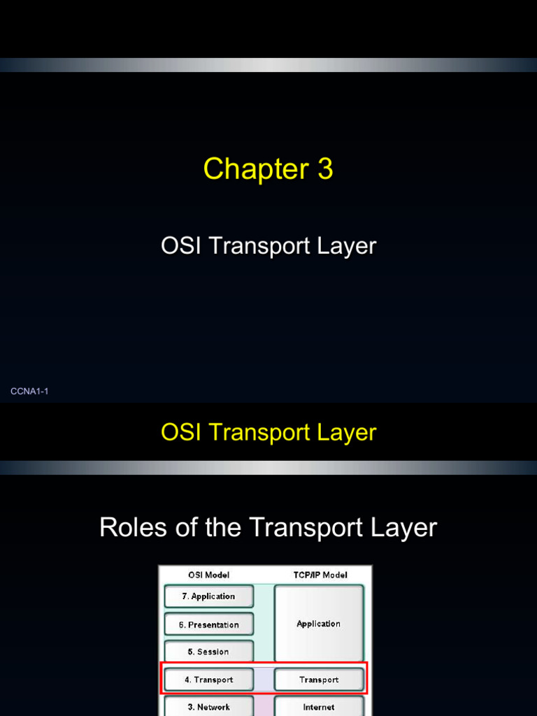 Understanding OSI Transport Layer Functions | PDF | Port (Computer ...