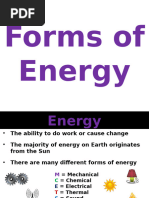 Energy Forms and Transformations Guide | PDF