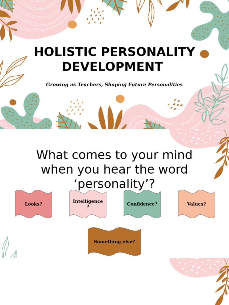 Holistic Personality Development Guide | PDF | Mind | Emotions
