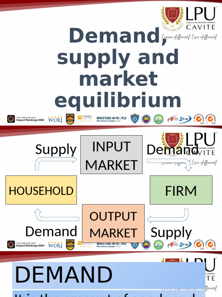 Topic 2 Demand Supply and Market Equilibrium | PDF | Demand | Supply ...