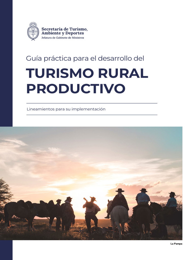 Guía de Turismo Rural Productivo en La Pampa | PDF | Turismo | Área rural
