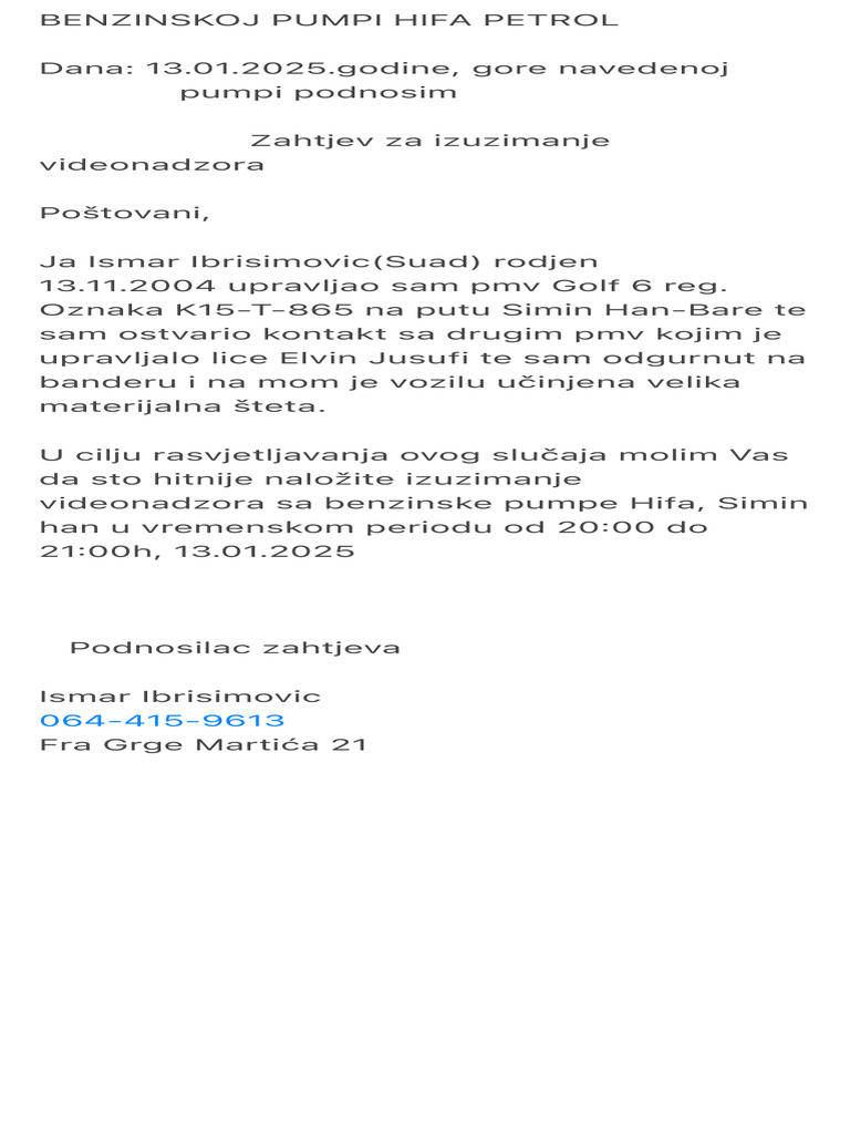 Benzinskoj Pumpi Hifa Petrol | PDF