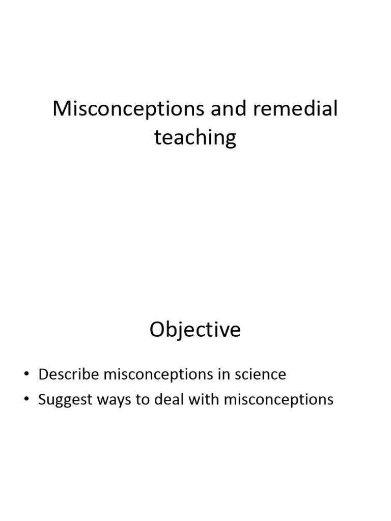 Addressing Science Misconceptions in Education | PDF | Constructivism ...