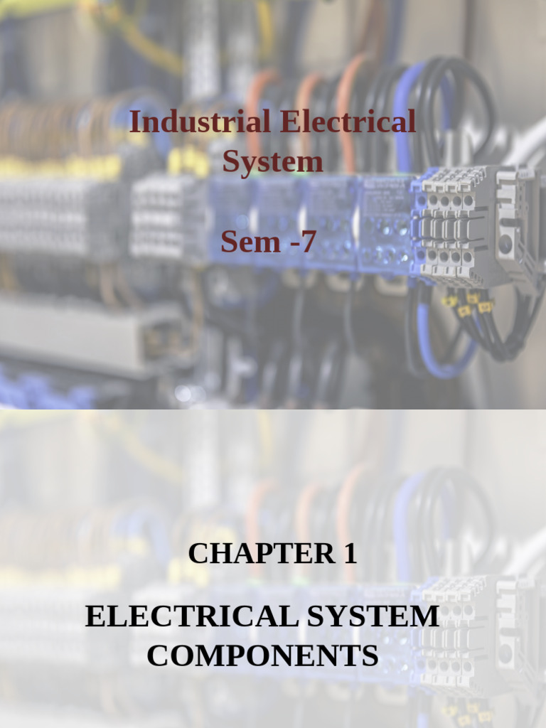 Low Tension Electrical System Guide | PDF | Fuse (Electrical) | Switch
