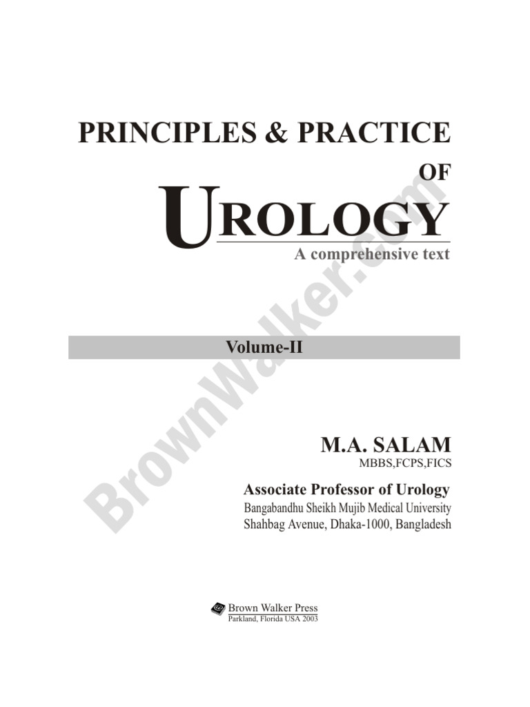 Comprehensive Urology Text Volume II | PDF | Urinary Incontinence | Urology