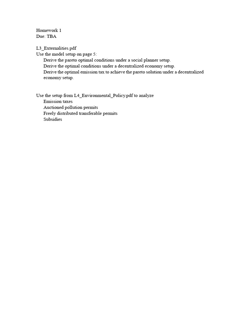 Homework 1 | PDF