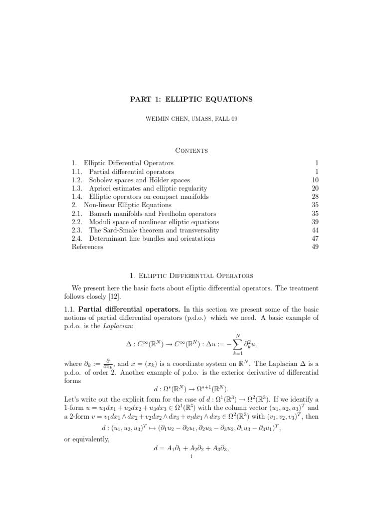 Understanding Elliptic Equations Basics | PDF | Mathematical Physics ...