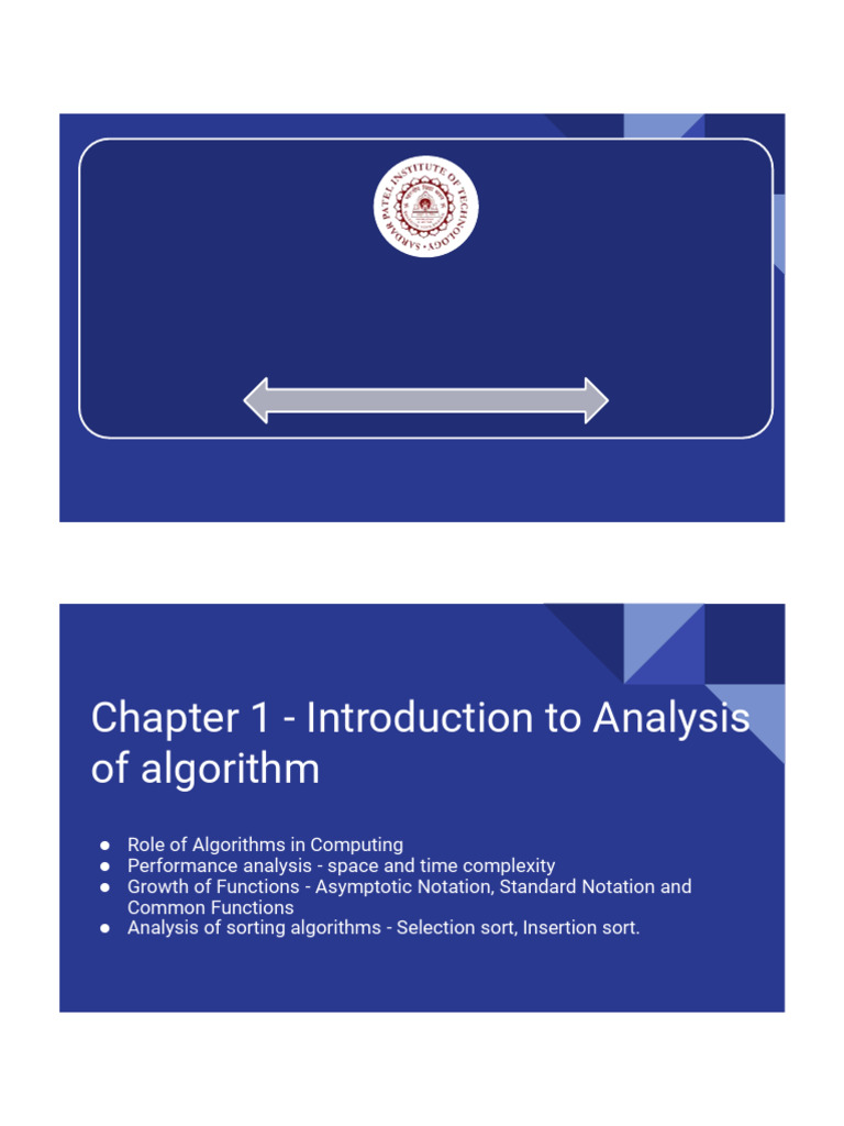 Introduction to Algorithm Analysis | PDF | Time Complexity | Inequality ...