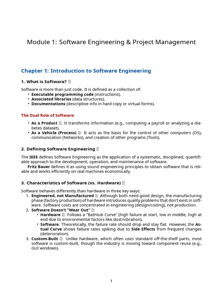 Software Engineering Fundamentals Explained | PDF | Software | Engineering