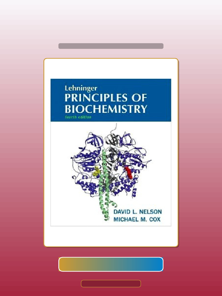 Test Bank of Lehninger Principles of Biochemistry 4E Nelson eBook