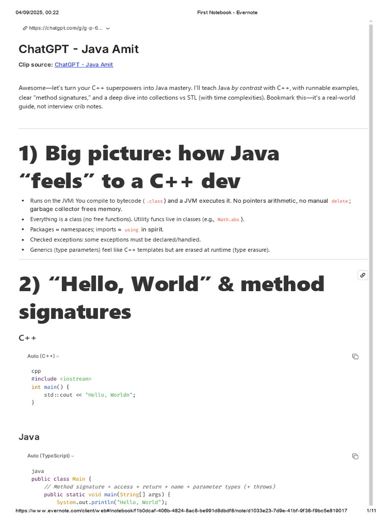 javavsc++1 | PDF | C++ | Java (Programming Language)