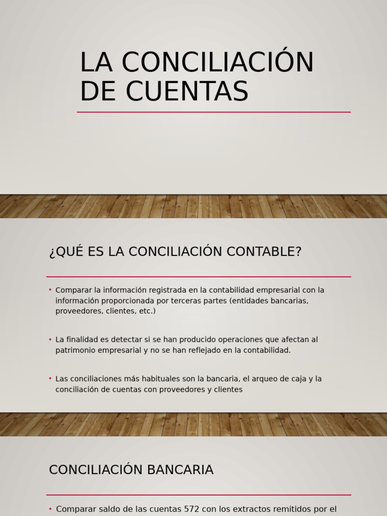 Guía de Conciliación Contable y Bancaria | PDF | Contabilidad | Bancos