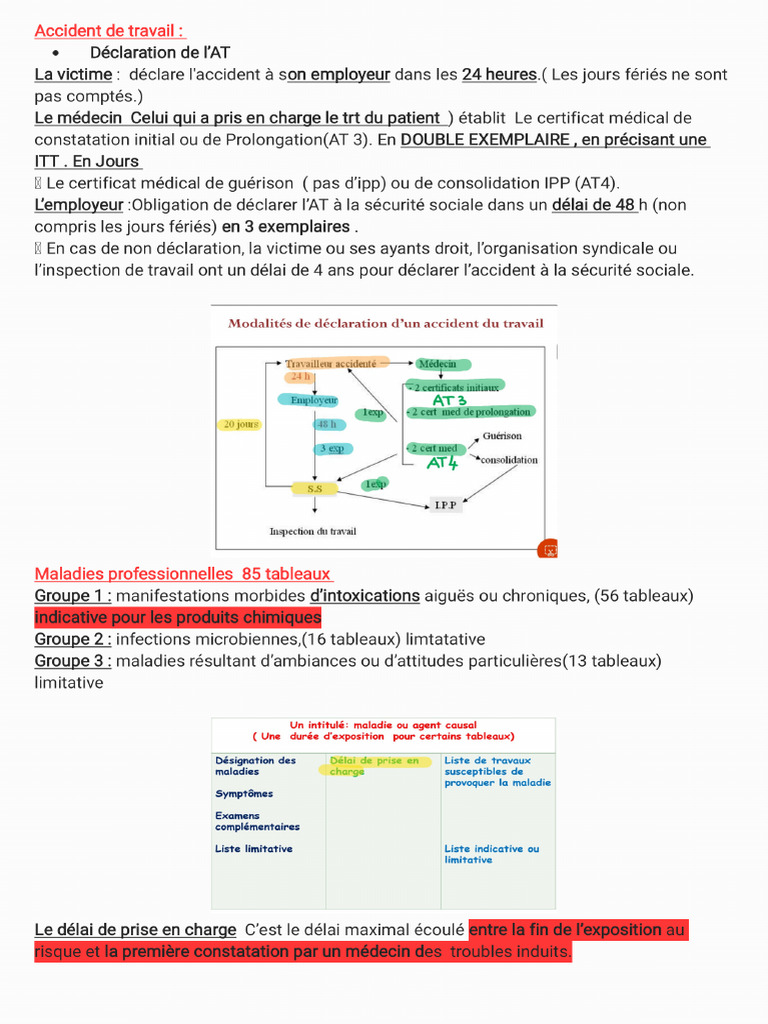 A Ne Pas Oublier en Médecine de Travail (1) PDF — free download