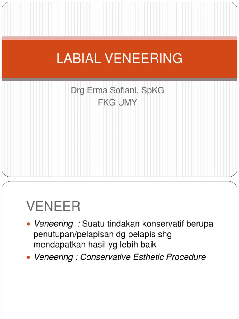 Labial Veneering | PDF