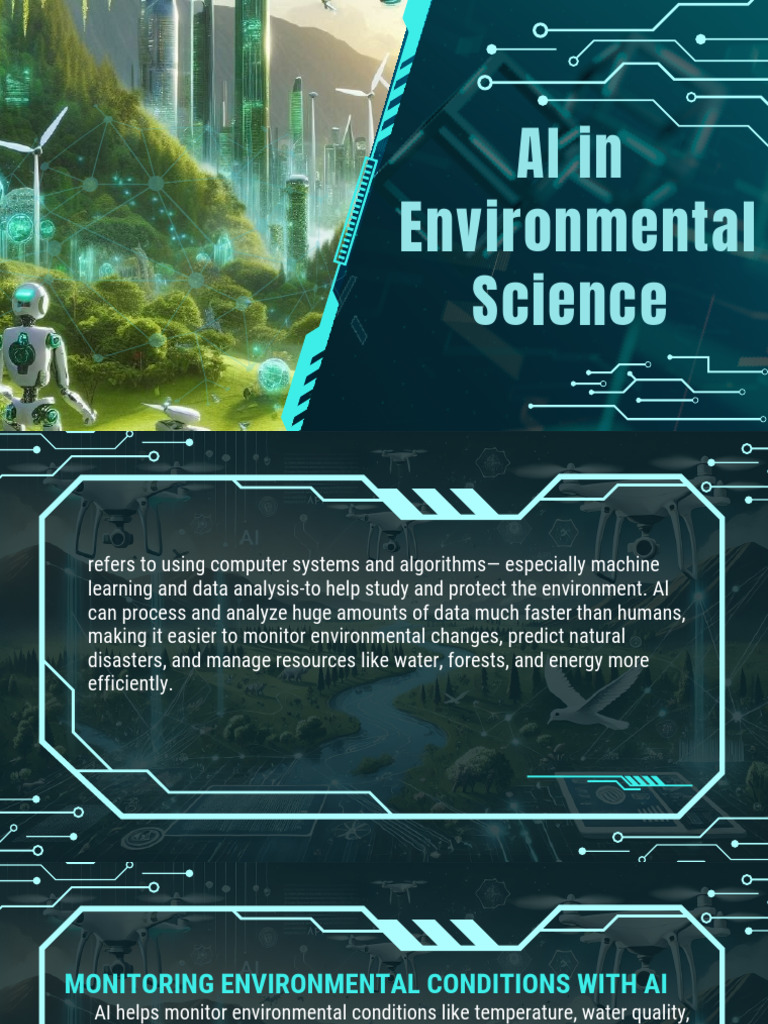 AI Applications in Environmental Science | PDF | Artificial ...