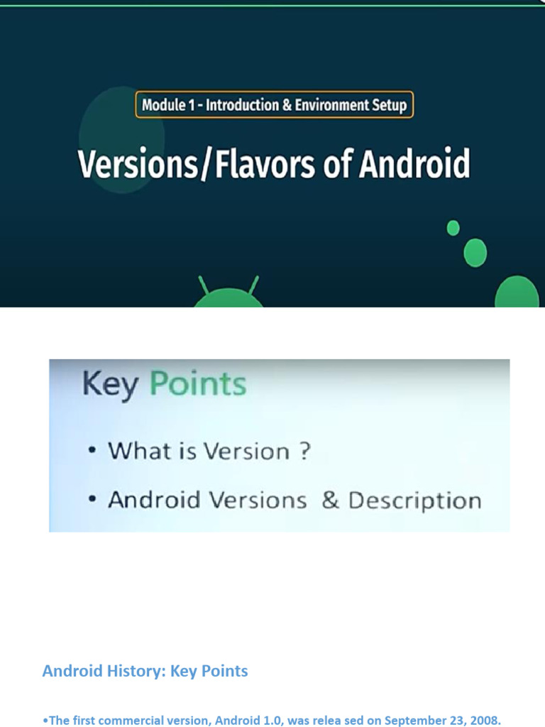 Android History: Key Milestones | PDF