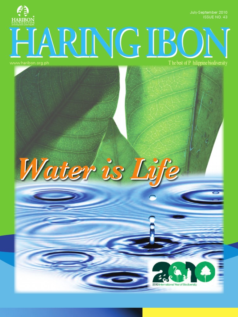 Haring Ibon Issue 43 Sexual Dimorphism Water Resources