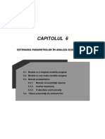 Cap6-Estimarea Parametrilor in Analiza Econometrica
