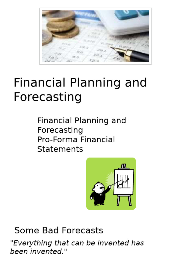 Financial Planning and Forecasting Guide | PDF | Budget | Pro Forma
