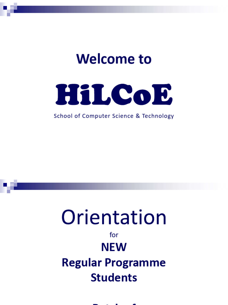 HiLCoE Computer Science Program Guide | PDF | Bachelor Of Science