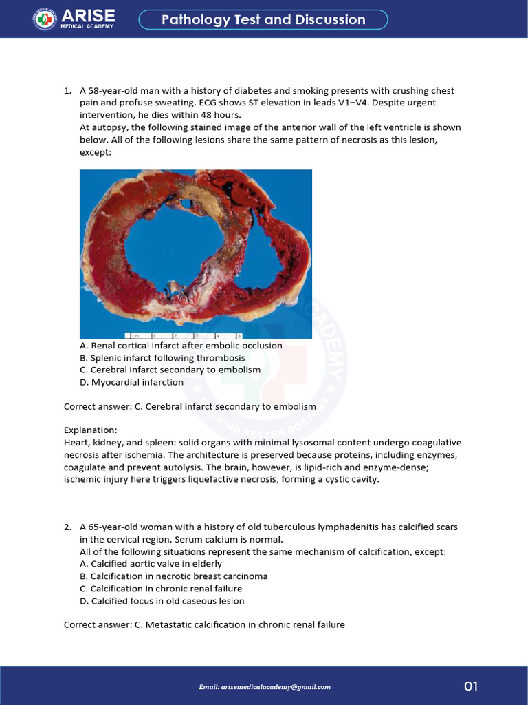 Pathology Test Review and Discussion | PDF | Esophagus | Breast Cancer