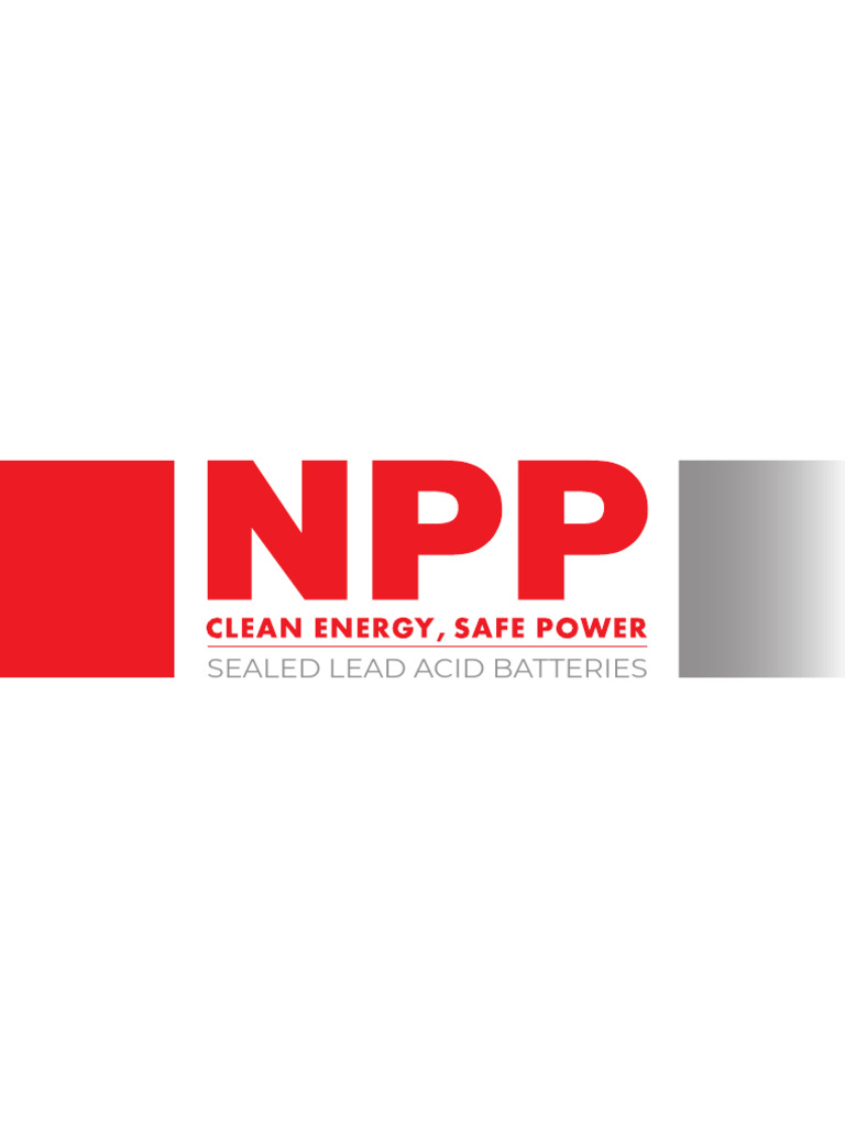 NPP Power Sealed Lead Acid Batteries | PDF | Electricity | Electric Power