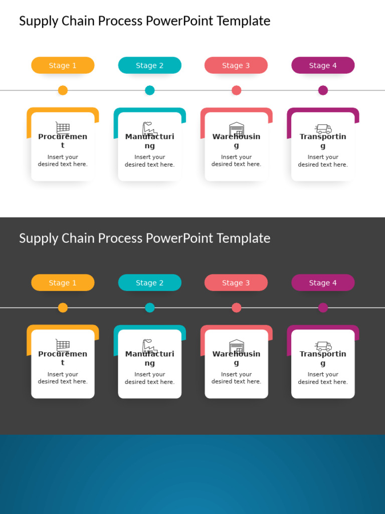 01 Supply Chain Process Powerpoint Template 16x9 1 | PDF