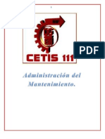 Proyecto de Mantenimiento CETIS 111