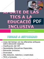 Las Tics y Las Necesidades Educativas Especiales