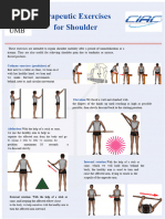 Pendulum Exercises For Shoulder: Learn More About Your Health Care | PDF
