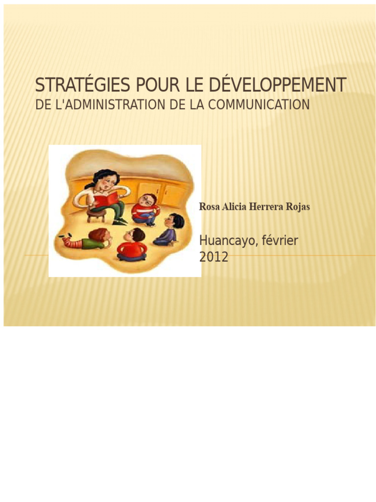 Stratégies pour Développer les Compétences Communicatives | PDF ...