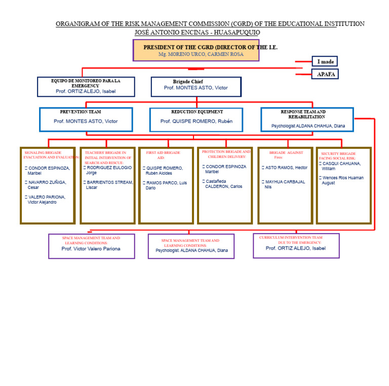 Risk Management Commission Org Chart | PDF