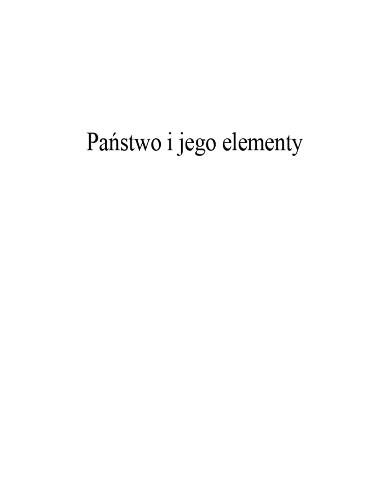 Stan - Elementy | PDF