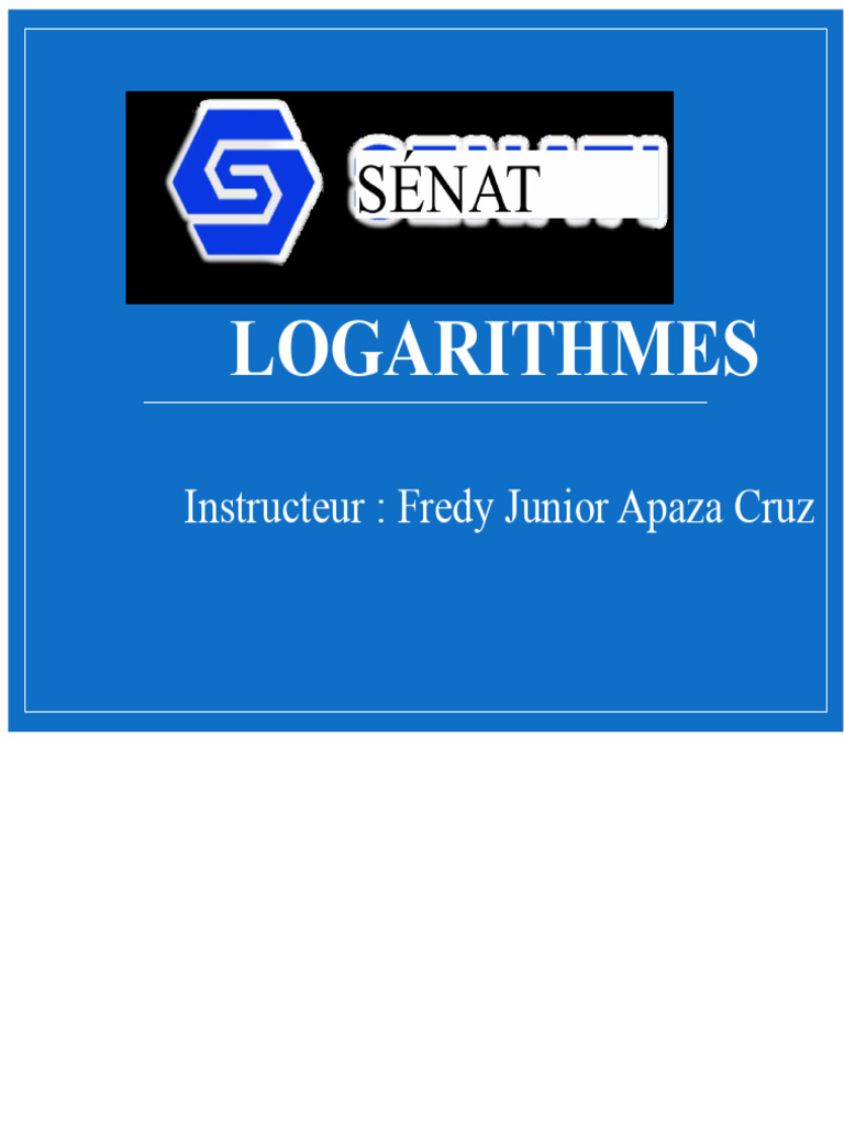 Introduction aux logarithmes et leurs propriétés | PDF | Logarithme ...
