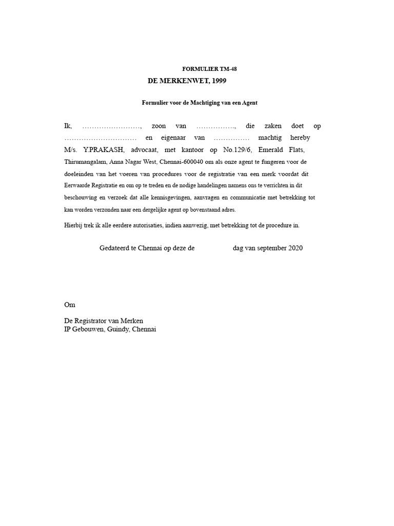 FORMULIER TM-48.docx | PDF