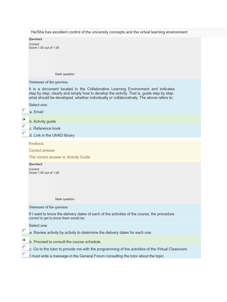 UNADist lecture evaluation | PDF | Teachers | Learning