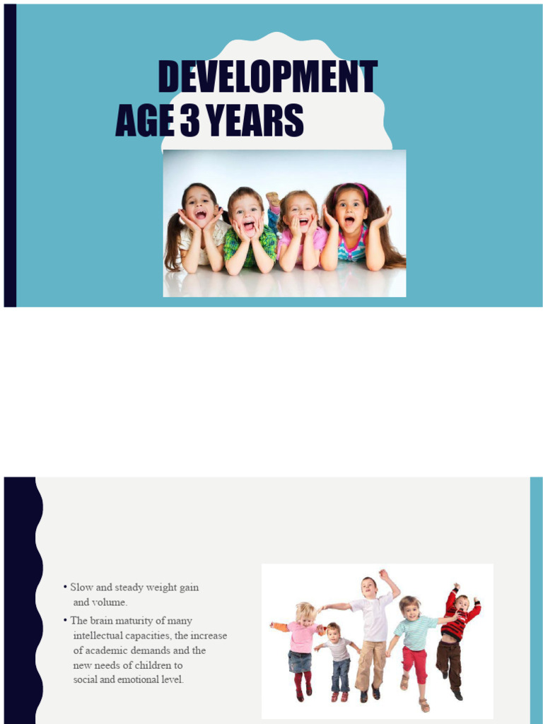 Development of Children From 3 To 6 Years Old | PDF | Child Development ...