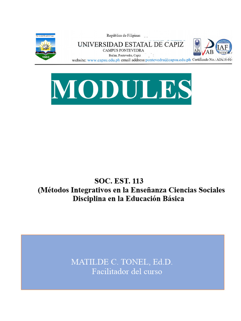 Métodos de Enseñanza en Ciencias Sociales | PDF | Enseñando | Aprendizaje