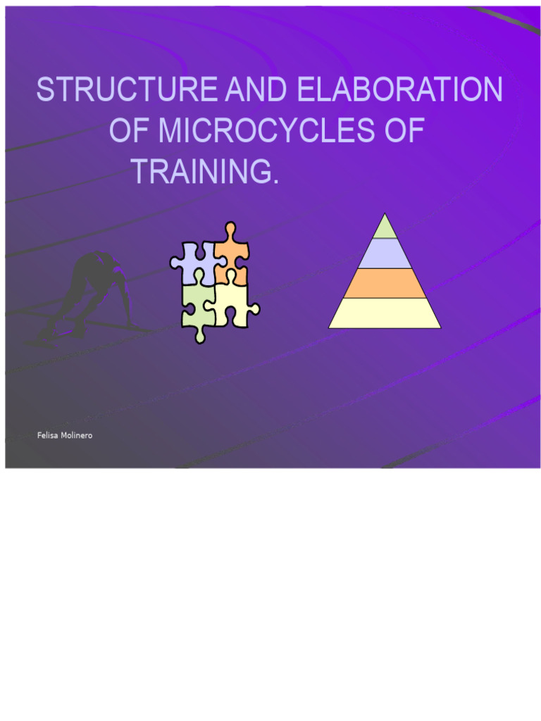 STRUCTURE AND DEVELOPMENT OF TRAINING MICROCYCLES | PDF | Sports ...