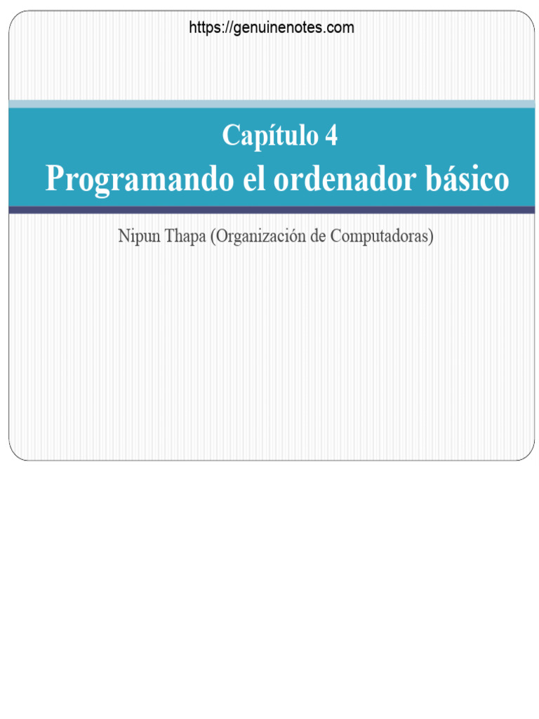 Programación Básica de Computadoras | PDF | Programa de computadora ...