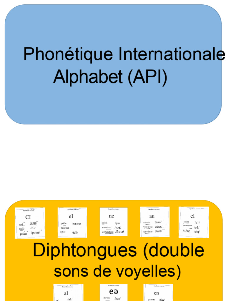 Alphabet Phonétique International | PDF | Linguistique | Phonétique