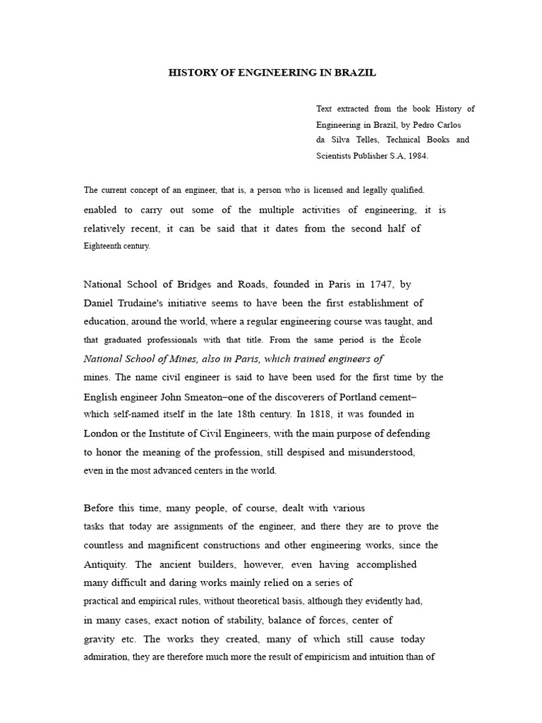 Engineering Evolution in Brazil | PDF | Science | Empirical Evidence